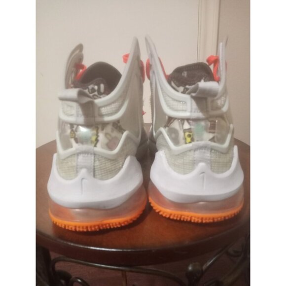 Nike LeBron 19 XIX GS 6Y Fast Food Basketball Shoes Sneakers Orange DD0418-001 - Picture 13 of 16